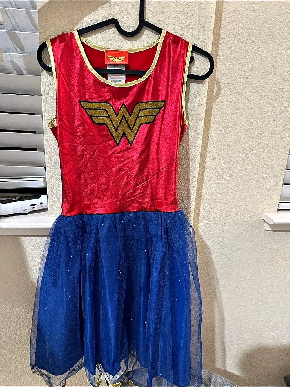 DC Comics Wonder Woman Tutu Dress Costume in Red & Blue